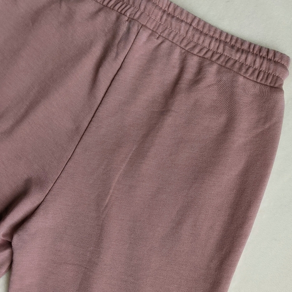 7FAM Jogger Lounge High-Rise Drawstring Pockets Elastic Cuffs Dusty Pink M NWT - Picture 11 of 14